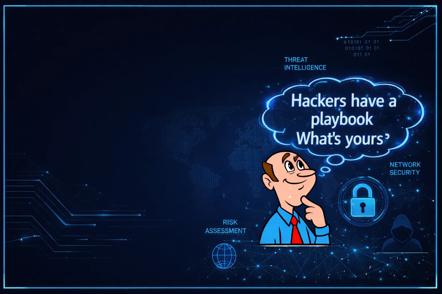Cybersecurity hacker-themed digital background